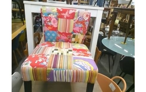 FAUTEUIL TISSU PATCHWORK