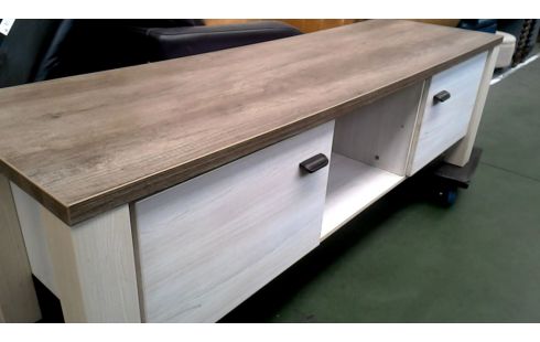 FERNSEHMÖBEL BLEIWEISS, , HOLZ LOOK 2 TÜREN