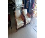 FAUTEUIL CANNAGE COUSSINS TISSUS