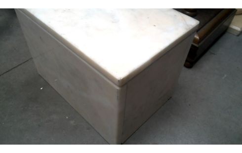 SERVIERTISCH WEISS MARMORSTEIN RECHTECKIG