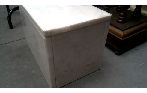 SERVIERTISCH WEISS MARMORSTEIN RECHTECKIG
