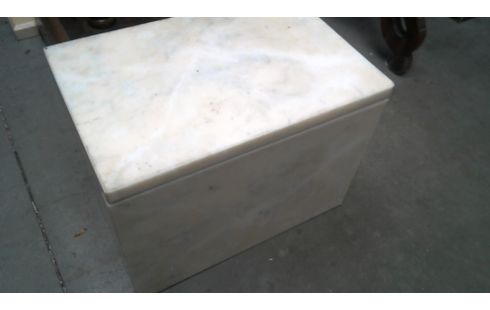 SERVIERTISCH WEISS MARMORSTEIN RECHTECKIG