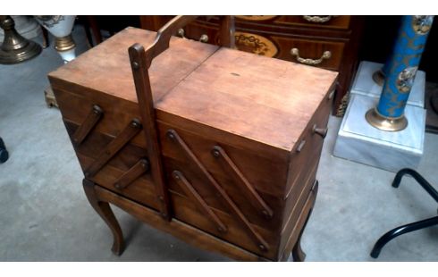 NÄHKÖRBCHEN, , HOLZ IM VINTAGE-STIL