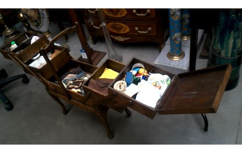 NÄHKÖRBCHEN, , HOLZ IM VINTAGE-STIL