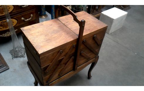 NÄHKÖRBCHEN, , HOLZ IM VINTAGE-STIL