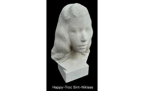 BUSTO MUJER YESO