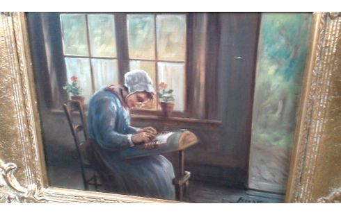 PINTURA ENCAJE DEDICATORIA