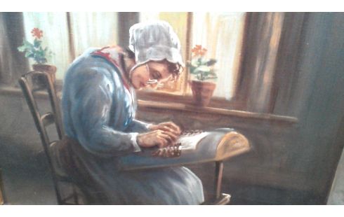 PINTURA ENCAJE DEDICATORIA