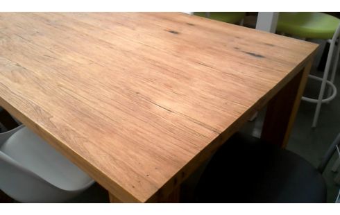MESA DE COMEDOR TECA MACIZO