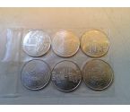 LOT DE 6 PIECES 5€ EGALITE LIBERTE FRATERNITE