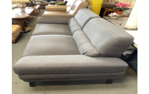 MODERNE GRIS CANAPE 2 PLACES