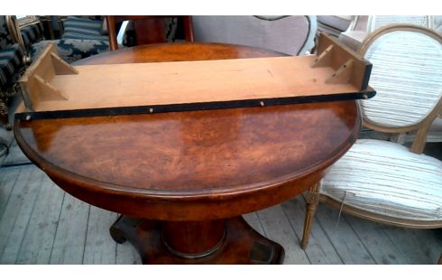 MESA DE COMEDOR REDONDO, , 4 SILLAS ALARGO 36 cm