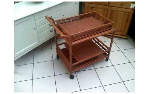SERVIERWAGEN A.R. BOHO RATTAN DUNKEL M. KORB