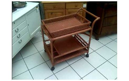 SERVIERWAGEN A.R. BOHO RATTAN DUNKEL M. KORB