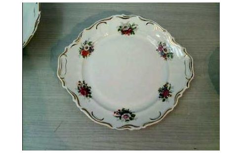 TELLERSET <CLUJ-NAPOCA> 14-TLG. FLORAL GOLDF.