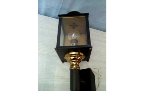 WANDLAMPE METALL SCHWARZ GOLDF.