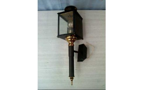 WANDLAMPE METALL SCHWARZ GOLDF.