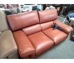 BANQUETTE CUIR 2 PLACES CUIR MARRON