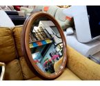 MIROIR OVALE BOIS