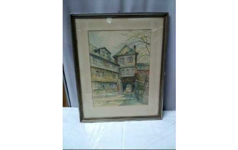 AQUARELL I.R. STADTTOR <WORTMANN>