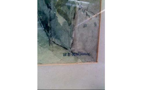 AQUARELL I.R. STADTTOR <WORTMANN>