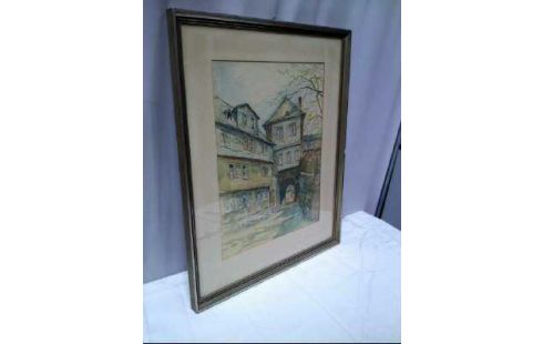 AQUARELL I.R. STADTTOR <WORTMANN>