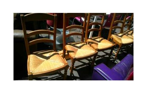 CHAISE PAILLEES LOT DE