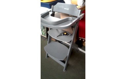 SILLA NIÑO GRIS, , MADERA