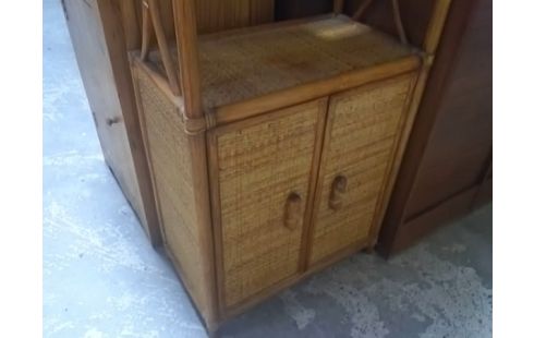 ETAGERE ROTIN 2P