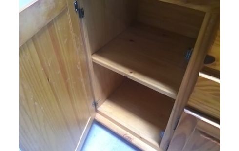 ENFILADE PIN 5T 4P SUR ROULETTES