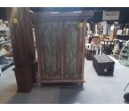 ARMOIRE PEINTE VERTE 2P