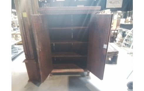 ARMOIRE PEINTE VERTE 2P