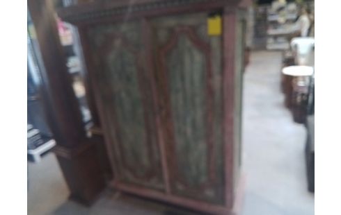 ARMOIRE PEINTE VERTE 2P