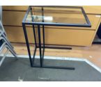 GUERIDON MODERNE VERRE