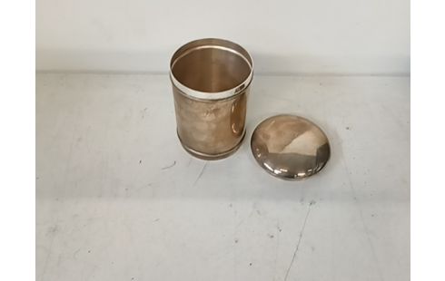 POT MET DEKSEL VERZILVERD
