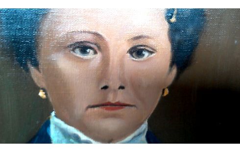 PEINTURE FEMME DEDICACE