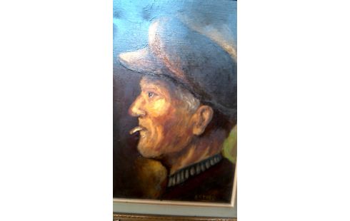 PEINTURE HOMME DEDICACE