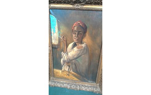 PEINTURE FEMME MET