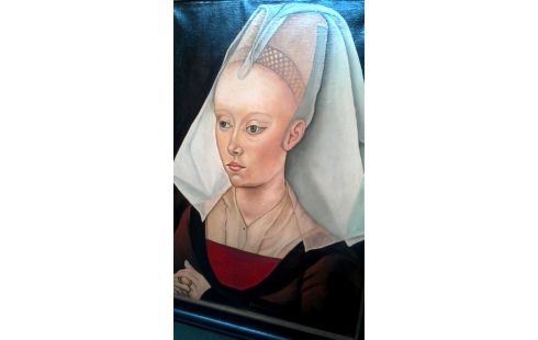 GEMÃLDE FRAU GEWIDMET