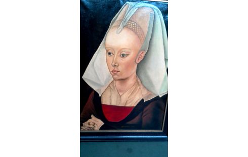GEMÃLDE FRAU GEWIDMET