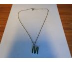 COLLIER BIJOUX LETTRE M