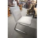 6 CHAISES BO CONCEPT TISSU ACIER BROSSÉ