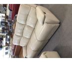 SALON 3+1 CUIR BEIGE RELAX ELEC