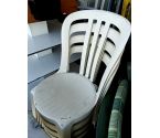 4 CHAISES BLANC JARDIN