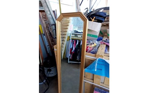 MIROIR DORE OCTOGONAL