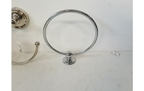 HANDDOEKDRAGER CIRKEL PPST. CHROMÉ