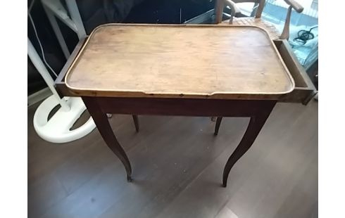 TABLE D APPOINT ANCIENNE 2. TIROIRS
