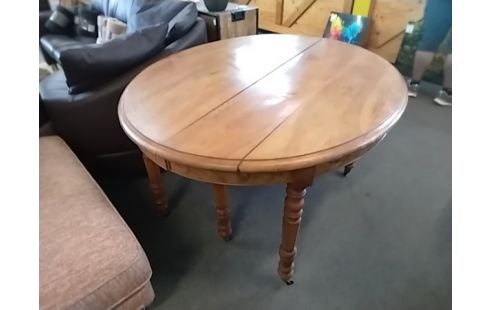 TABLE OVALE 2 ALLONGES ANCIENNE