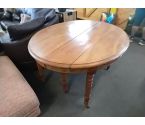 TABLE OVALE 2 ALLONGES ANCIENNE