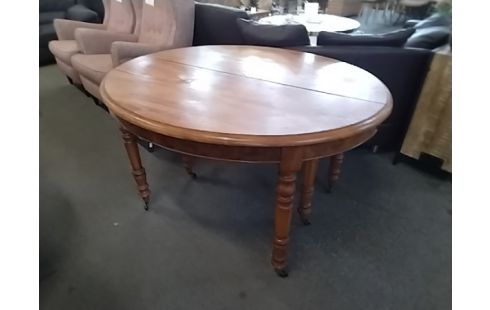 TABLE OVALE 2 ALLONGES ANCIENNE